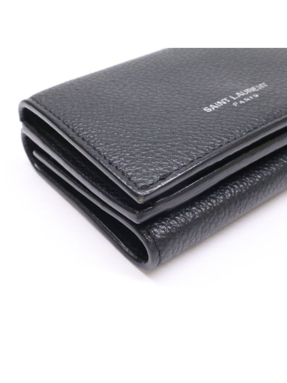 ★SOLD★ Saint Laurent Paris Compact Wallet Trifold - Picture 9 of 10
